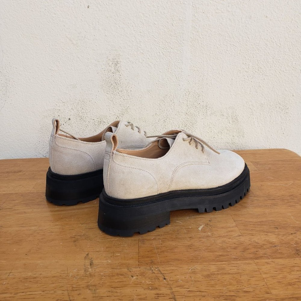 & Other Stories Chunky Suede Derby Shoes - Picture 6 of 12